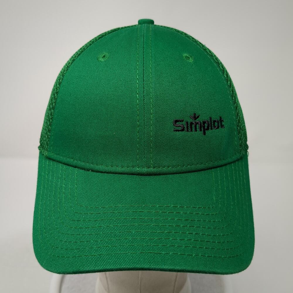 Simplot Fitted Baseball Hat Green Medium Embroide… - image 2